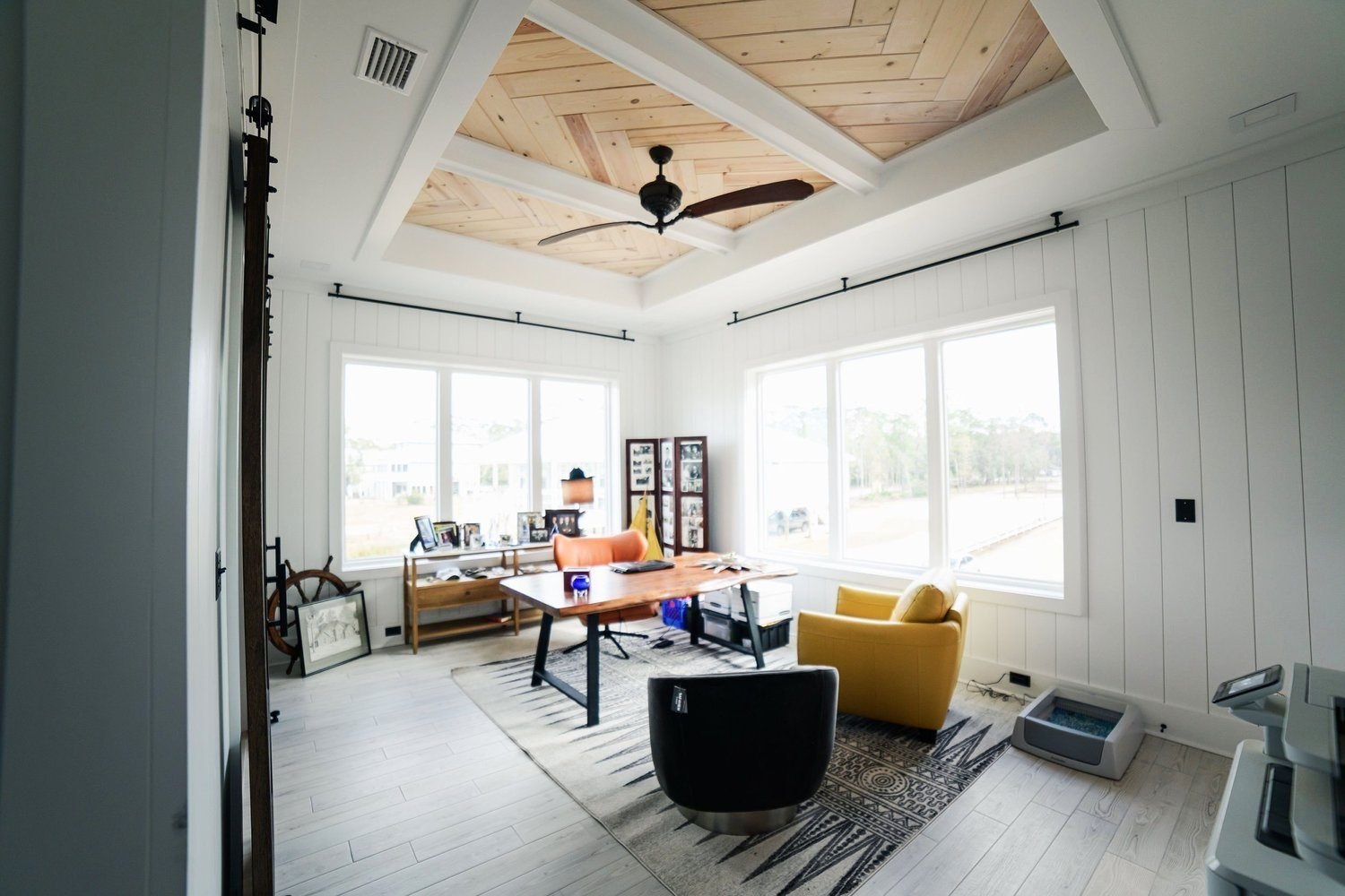 Coastal home interior from Gulf Construction’s County Road 6 residential project
